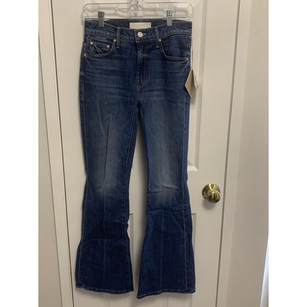 NWT Mother Superior The Weekender Blue Jeans - It's A Small World 25 x 29 - Read